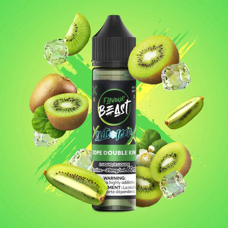 FLAVOUR BEAST - Dope Double Kiwi Iced by Flavour Beast - Salt Nic Vape Juice - Psycho Vape