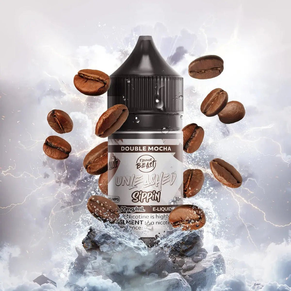 FLAVOUR BEAST - Double Mocha by Flavour Beast Unleashed Sippin - Salt Nic Vape Juice - Psycho Vape