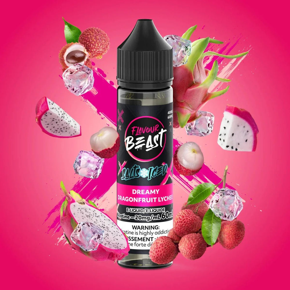 FLAVOUR BEAST - Dreamy Dragonfruit Lychee Iced by Flavour Beast - Salt Nic Vape Juice - Psycho Vape
