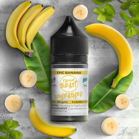 FLAVOUR BEAST - Epic Banana Iced Unleashed by Flavour Beast - Salt Nic Vape Juice - Psycho Vape