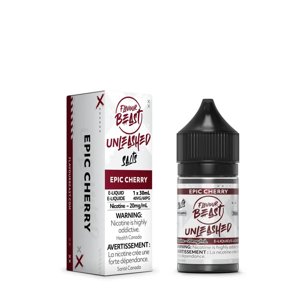 FLAVOUR BEAST - Epic Cherry Unleashed by Flavour Beast - Salt Nic Vape Juice - Psycho Vape