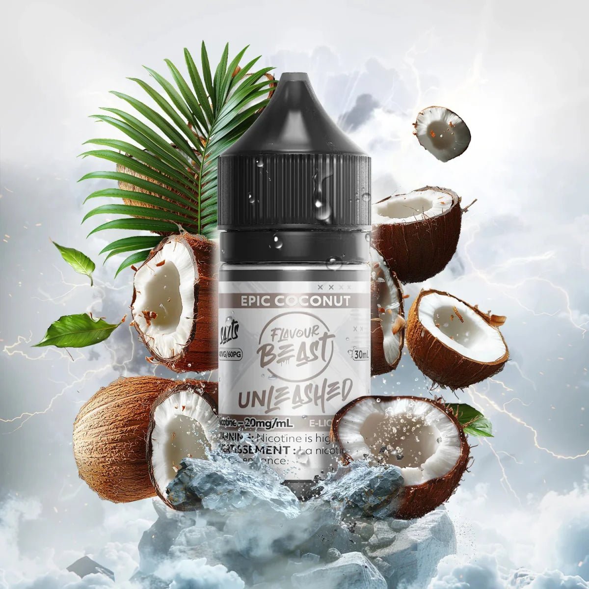 FLAVOUR BEAST - Epic Coconut Unleashed by Flavour Beast - Salt Nic Vape Juice - Psycho Vape