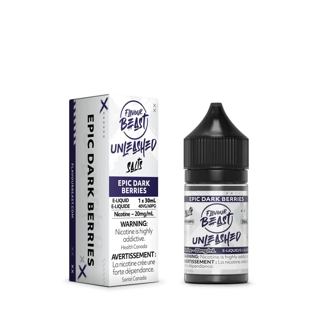 FLAVOUR BEAST - Epic Dark Berries Unleashed by Flavour Beast - Salt Nic Vape Juice - Psycho Vape