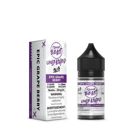 FLAVOUR BEAST - Epic Grape Berry Unleashed by Flavour Beast - Salt Nic Vape Juice - Psycho Vape