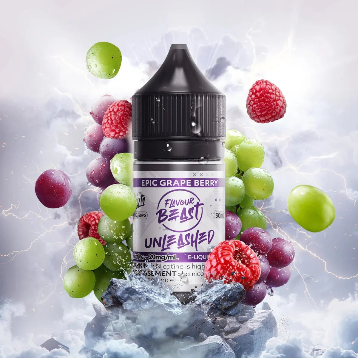FLAVOUR BEAST - Epic Grape Berry Unleashed by Flavour Beast - Salt Nic Vape Juice - Psycho Vape