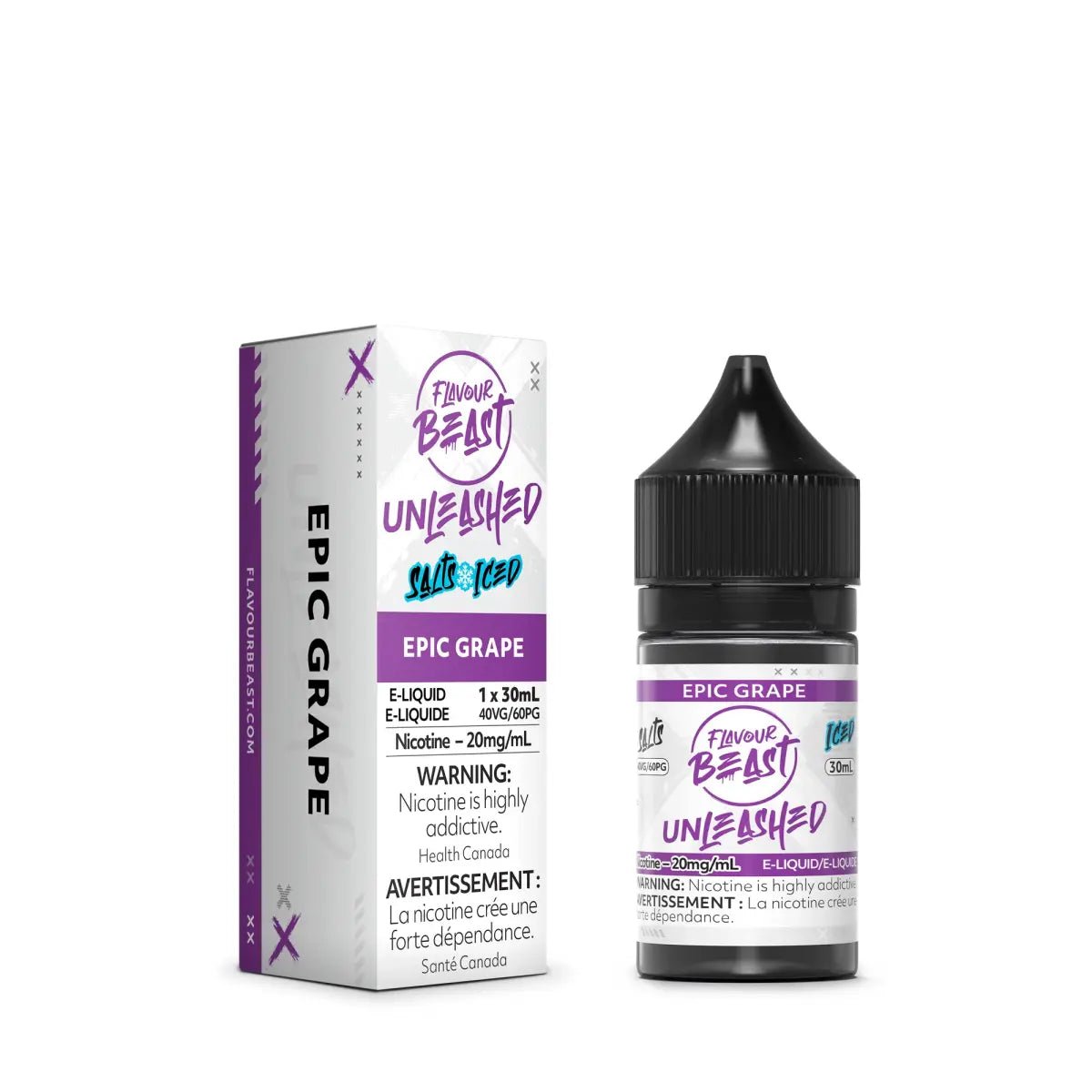 FLAVOUR BEAST - Epic Grape Unleashed by Flavour Beast - Salt Nic Vape Juice - Psycho Vape