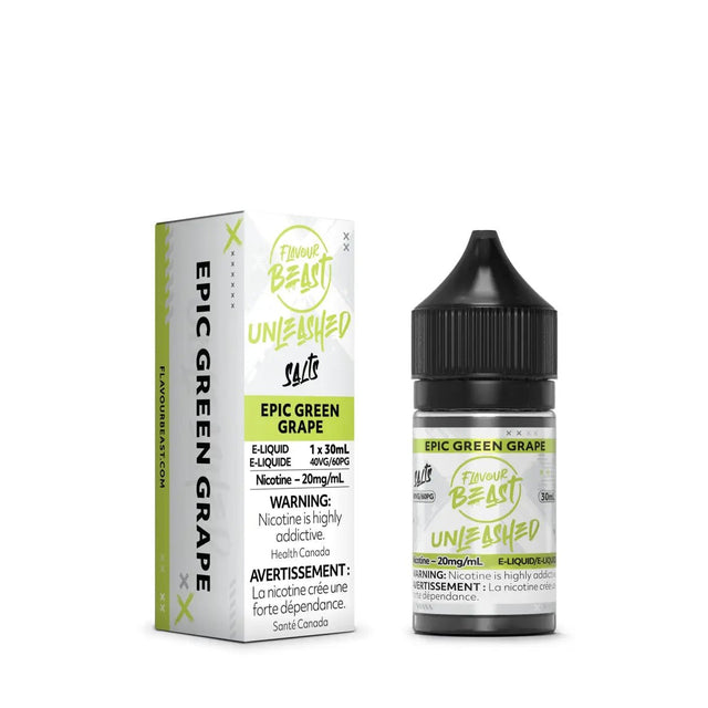 FLAVOUR BEAST - Epic Green Grape Unleashed by Flavour Beast - Salt Nic Vape Juice - Psycho Vape
