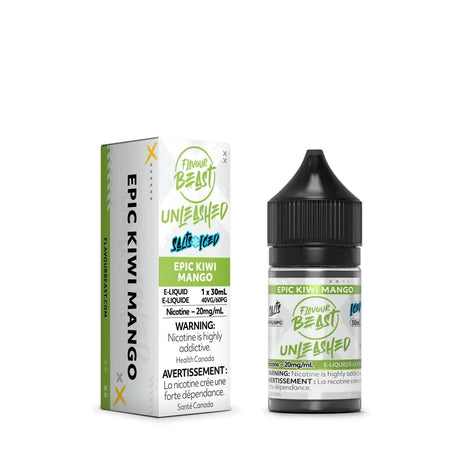 FLAVOUR BEAST - Epic Kiwi Mango Iced Unleashed by Flavour Beast - Salt Nic Vape Juice - Psycho Vape