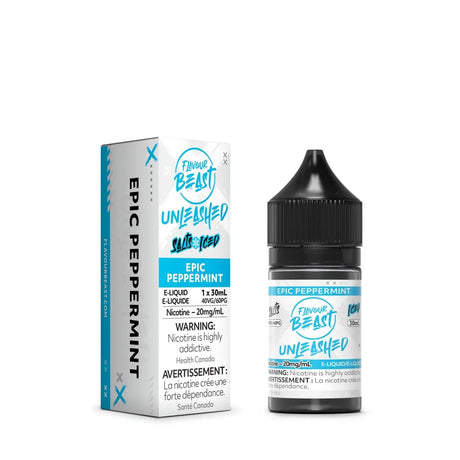 FLAVOUR BEAST - Epic Peppermint Iced Unleashed by Flavour Beast - Salt Nic Vape Juice - Psycho Vape