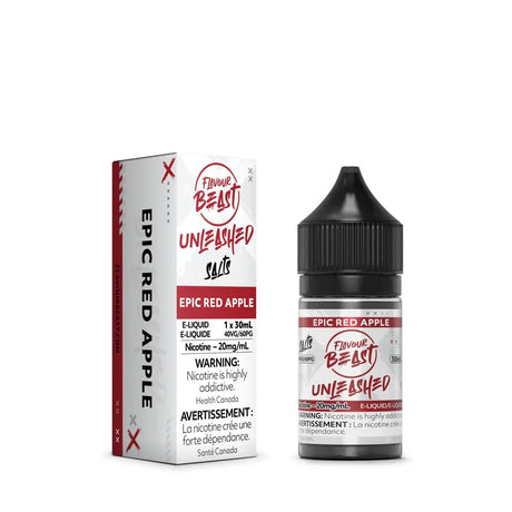 FLAVOUR BEAST - Epic Red Apple Unleashed by Flavour Beast - Salt Nic Vape Juice - Psycho Vape