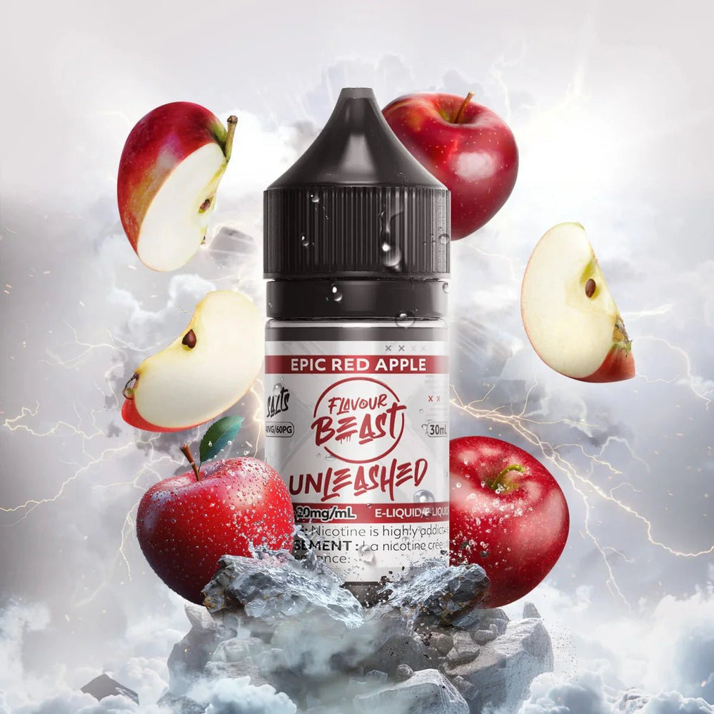 FLAVOUR BEAST - Epic Red Apple Unleashed by Flavour Beast - Salt Nic Vape Juice - Psycho Vape