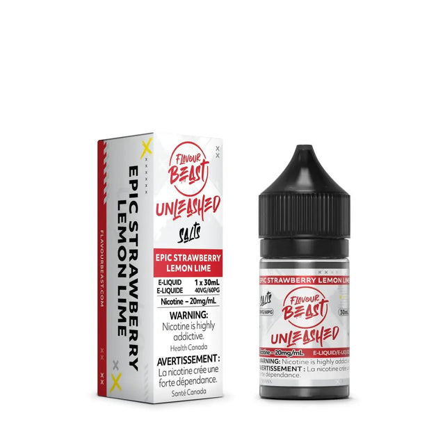 FLAVOUR BEAST - Epic Strawberry Lemon Lime Unleashed by Flavour Beast - Salt Nic Vape Juice - Psycho Vape