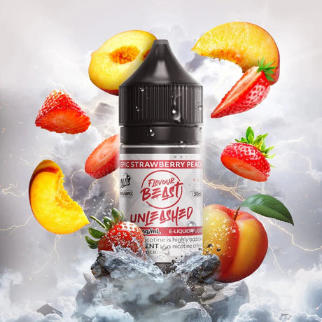 FLAVOUR BEAST - Epic Strawberry Peach Unleashed by Flavour Beast - Salt Nic Vape Juice - Psycho Vape
