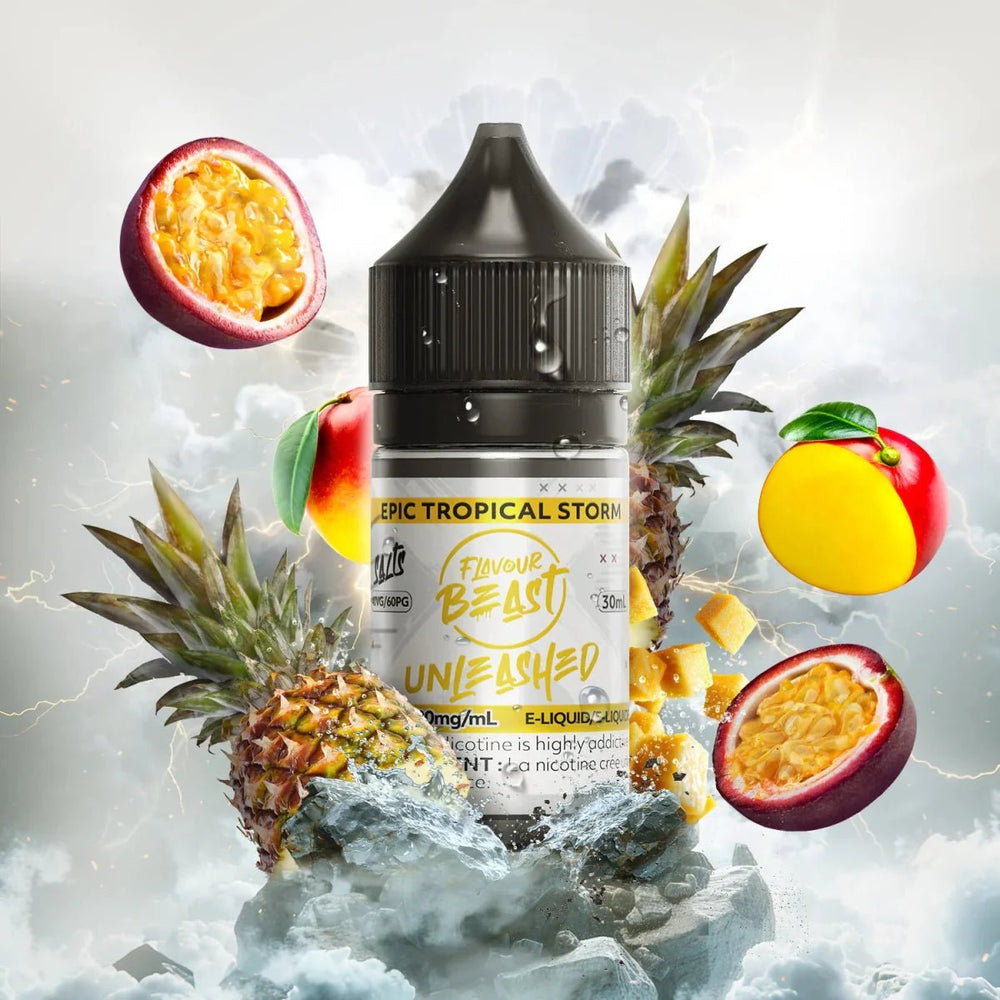 FLAVOUR BEAST - Epic Tropical Storm Unleashed by Flavour Beast - Salt Nic Vape Juice - Psycho Vape