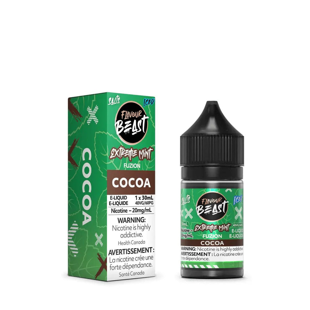 FLAVOUR BEAST - Extreme Mint Fuzion Cocoa (Iced) by Flavour Beast - Salt Nic Vape Juice - Psycho Vape