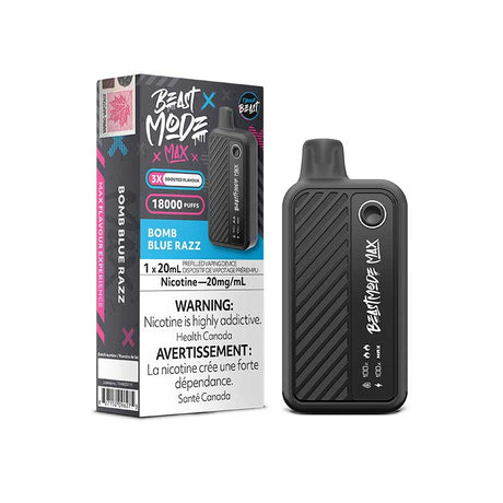 FLAVOUR BEAST - Flavour Beast Beast Mode Max 18K Disposable - Bomb Blue Razz - Psycho Vape