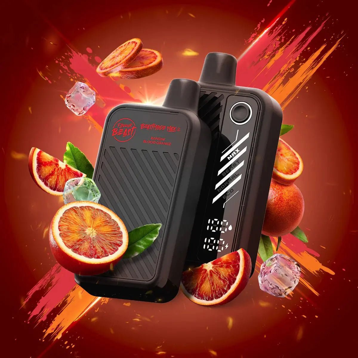 FLAVOUR BEAST - Flavour Beast Beast Mode Max 2 50K Disposable - Bangin' Blood Orange Iced - Psycho Vape