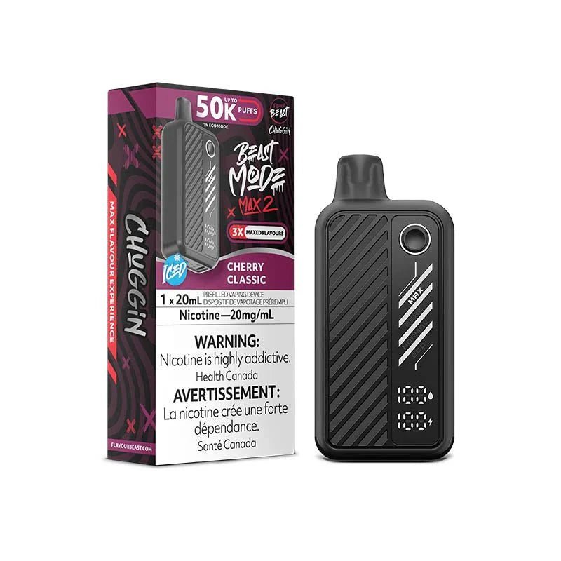 FLAVOUR BEAST - Flavour Beast Beast Mode Max 2 50K Disposable - Cherry Classic - Psycho Vape