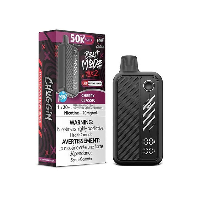 FLAVOUR BEAST - Flavour Beast Beast Mode Max 2 50K Disposable - Cherry Classic - Psycho Vape
