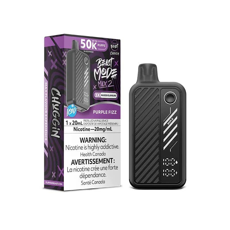 FLAVOUR BEAST - Flavour Beast Beast Mode Max 2 50K Disposable - Purple Sparkle - Psycho Vape