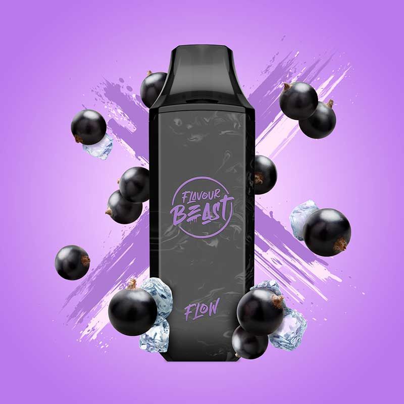 FLAVOUR BEAST - Flavour Beast Flow 4000 Disposable - Bumpin' Blackcurrant Iced - Psycho Vape
