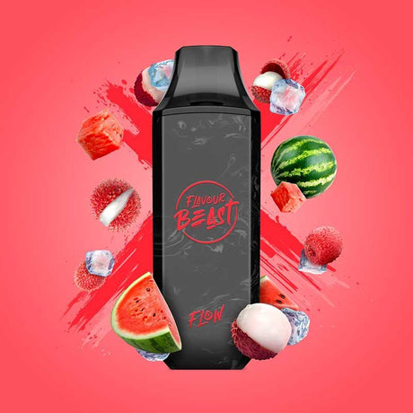 FLAVOUR BEAST - Flavour Beast Flow 4000 Disposable - Lit Lychee Watermelon Iced - Psycho Vape