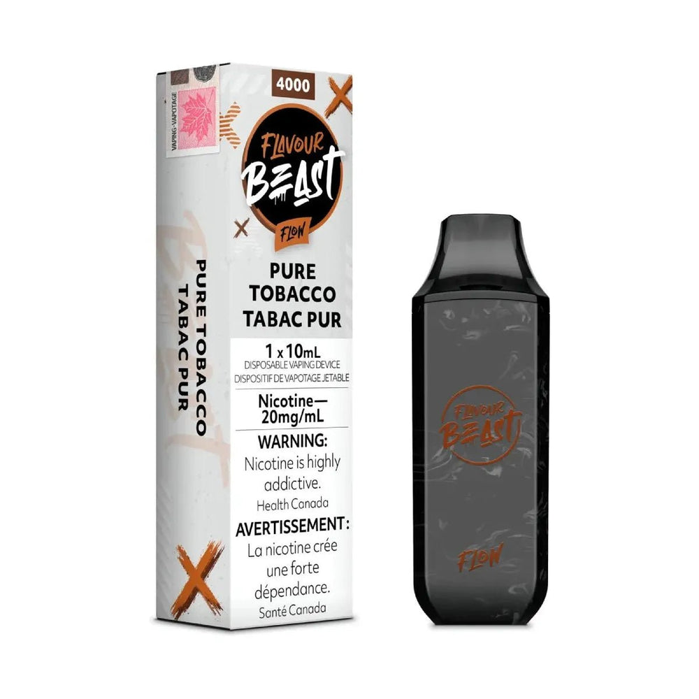 FLAVOUR BEAST - Flavour Beast Flow 4000 Disposable - Pure Tobacco - Psycho Vape