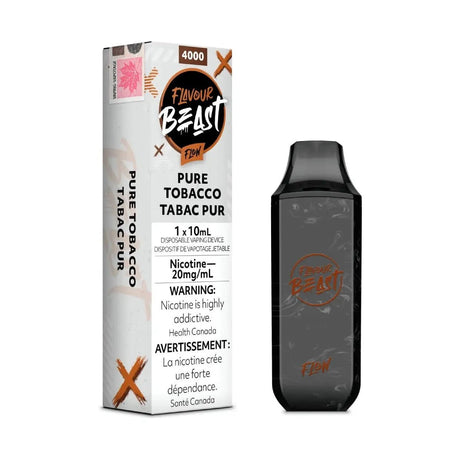 FLAVOUR BEAST - Flavour Beast Flow 4000 Disposable - Pure Tobacco - Psycho Vape