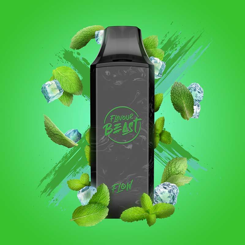 FLAVOUR BEAST - Flavour Beast Flow 4000 Disposable - Super Spearmint - Psycho Vape