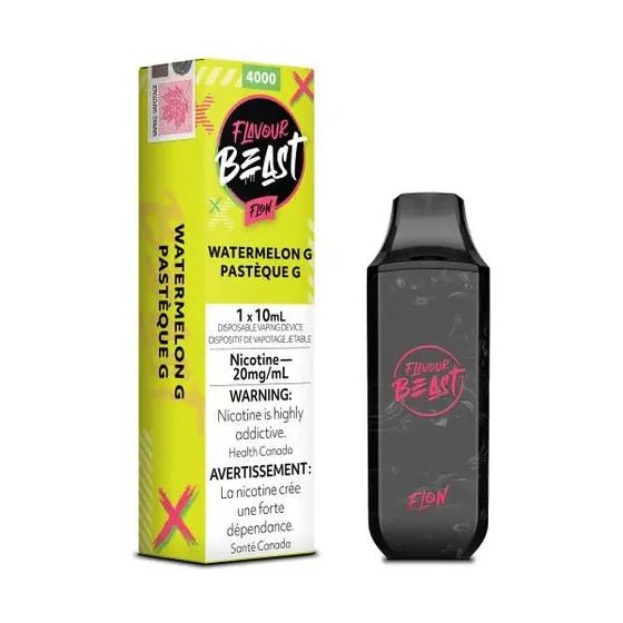 FLAVOUR BEAST - Flavour Beast Flow 4000 Disposable - Watermelon G - Psycho Vape