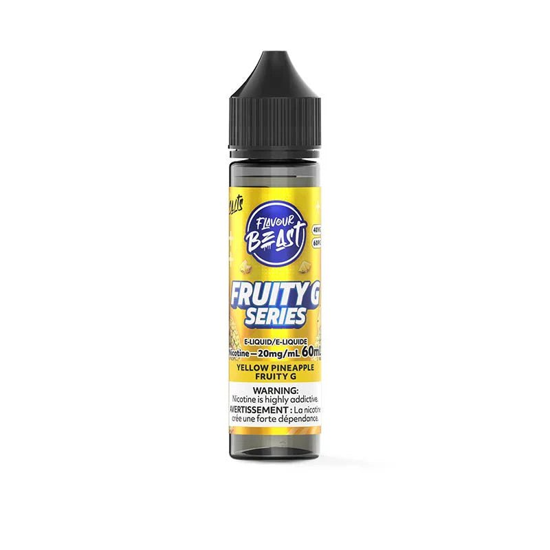 Flavour Beast Fruity G - Yellow Pineapple - Salt Nic E-Liquid - Psycho Vape