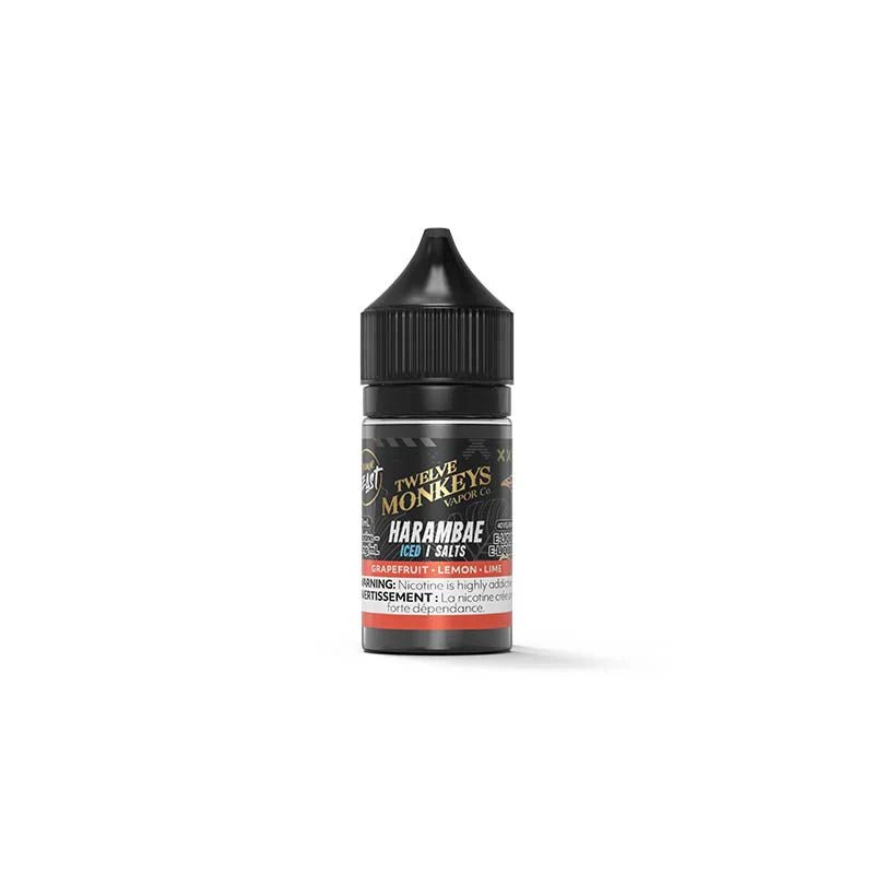 FLAVOUR BEAST - Harambae Iced by Flavour Beast X 12 Monkeys - Salt Nic Vape Juice - Psycho Vape