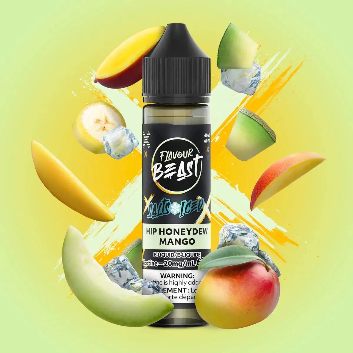 FLAVOUR BEAST - Hip Honeydew Mango Iced by Flavour Beast - Salt Nic Vape Juice - Psycho Vape