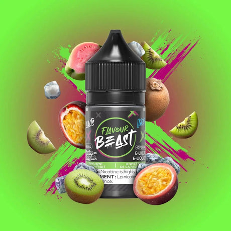 FLAVOUR BEAST - Kewl Kiwi Passionfruit Iced by Flavour Beast - Salt Nic Vape Juice - Psycho Vape
