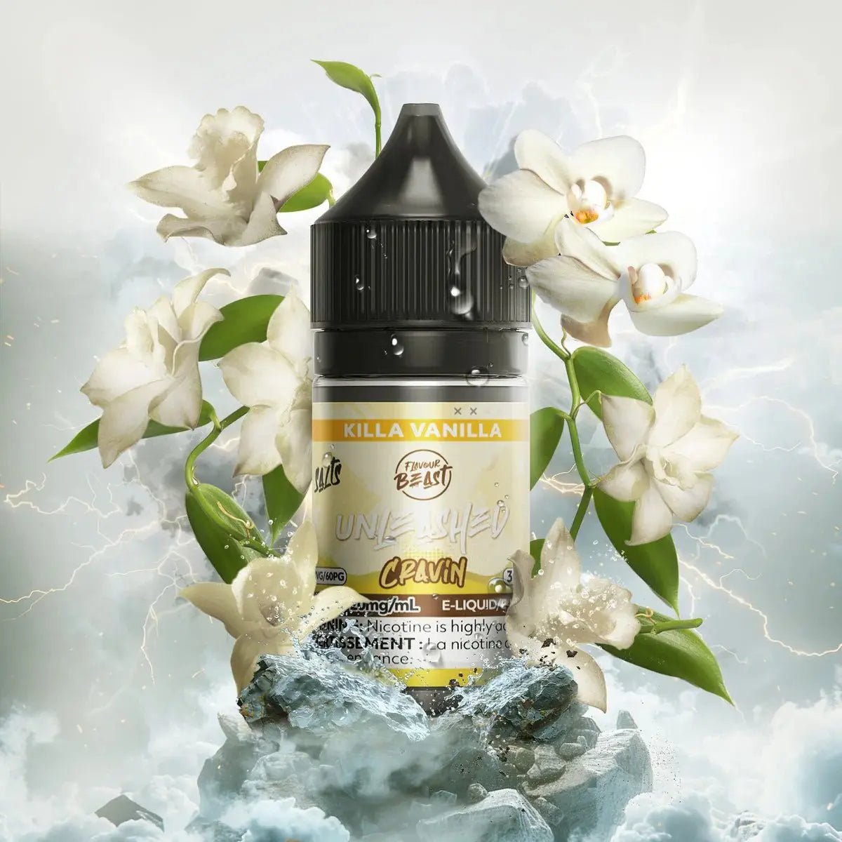 FLAVOUR BEAST - Killa Vanilla by Flavour Beast Unleashed Cravin - Salt Nic Vape Juice - Psycho Vape