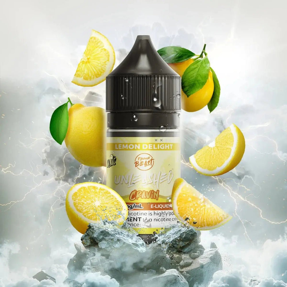 FLAVOUR BEAST - Lemon Delight by Flavour Beast Unleashed Cravin - Salt Nic Vape Juice - Psycho Vape