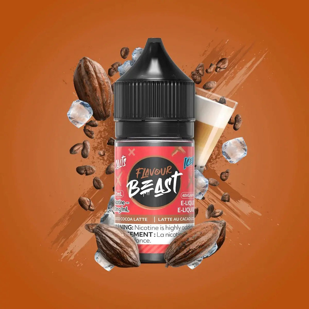 FLAVOUR BEAST - Loco Cocoa Latte Iced by Flavour Beast - Salt Nic Vape Juice - Psycho Vape