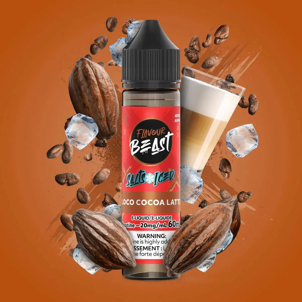 FLAVOUR BEAST - Loco Cocoa Latte Iced by Flavour Beast - Salt Nic Vape Juice - Psycho Vape