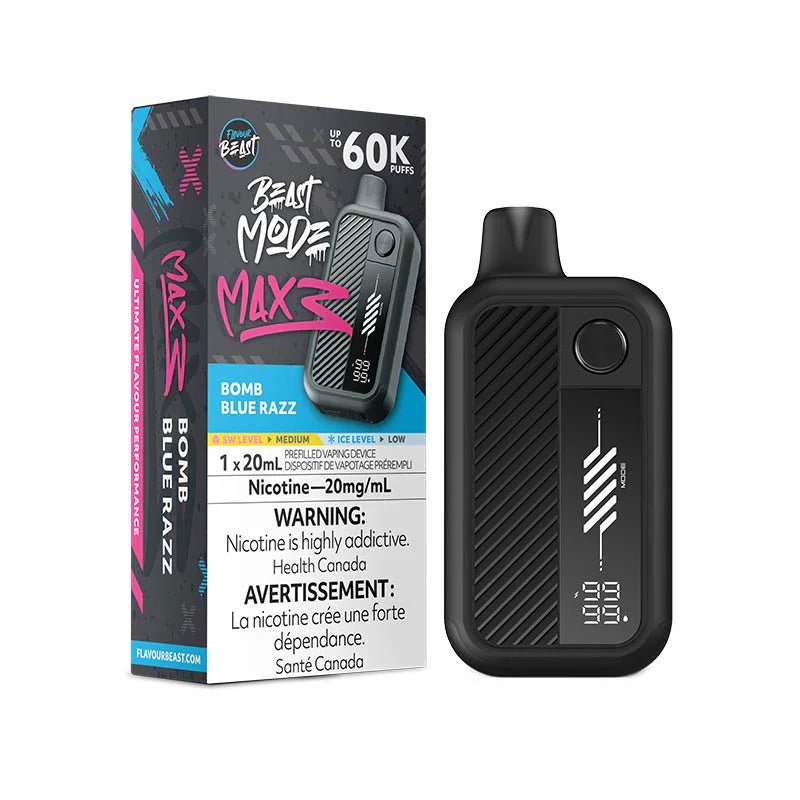 Flavour Beast Mode Max 3 60K - Bomb Blue Razz - Psycho Vape