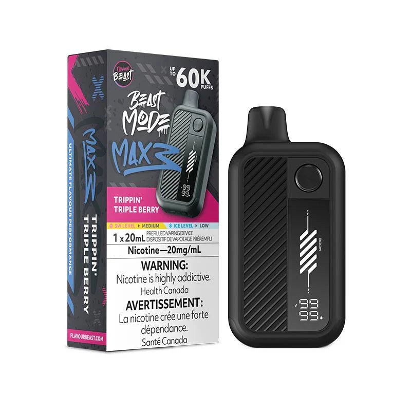 Flavour Beast Mode Max 3 60K - Trippin' Triple Berry - Psycho Vape