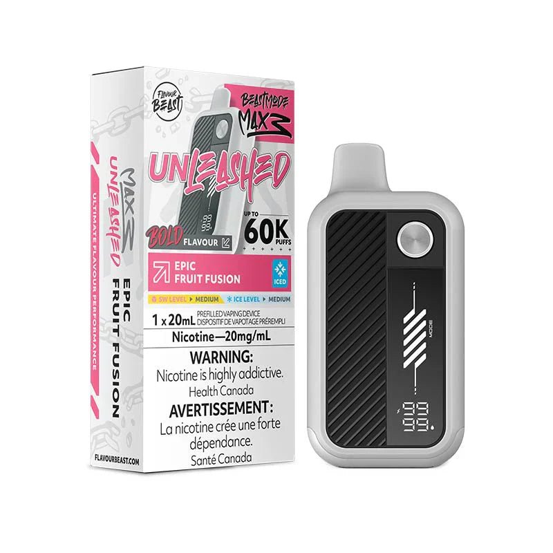 Flavour Beast Mode Max 3 60K - Unleashed - Epic Fruit Fusion Iced - Psycho Vape