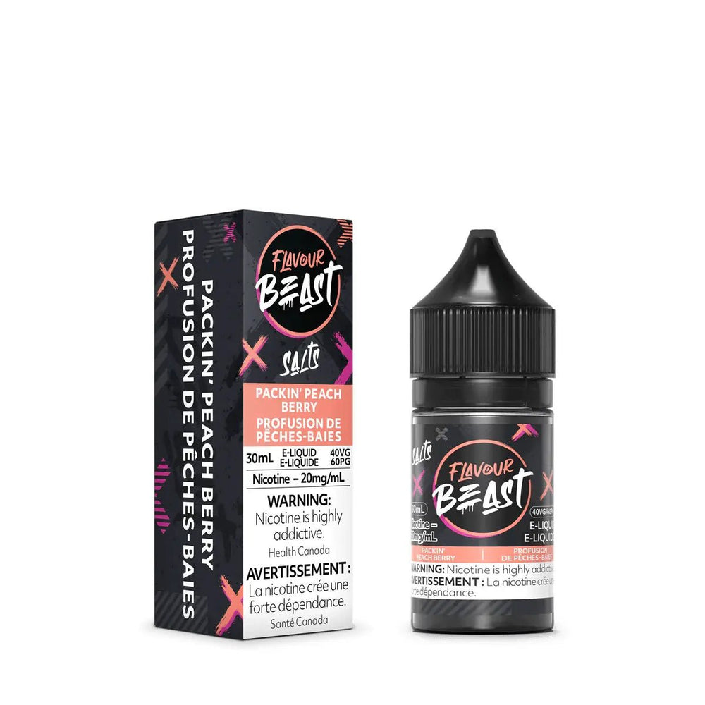 FLAVOUR BEAST - Packin' Peach Berry by Flavour Beast - Salt Nic Vape Juice - Psycho Vape