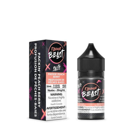 FLAVOUR BEAST - Packin' Peach Berry by Flavour Beast - Salt Nic Vape Juice - Psycho Vape