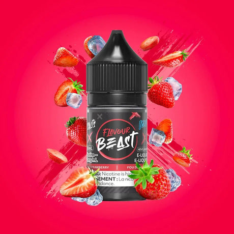 FLAVOUR BEAST - Sic Strawberry Iced by Flavour Beast - Salt Nic Vape Juice - Psycho Vape