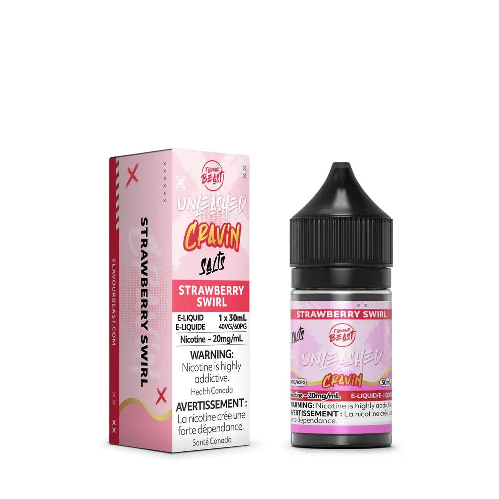 FLAVOUR BEAST - Strawberry Swirl by Flavour Beast Unleashed Cravin - Salt Nic Vape Juice - Psycho Vape