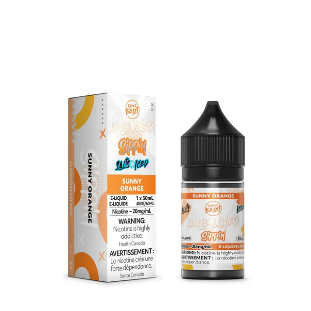 FLAVOUR BEAST - Sunny Orange by Flavour Beast Unleashed Sippin - Salt Nic Vape Juice - Psycho Vape