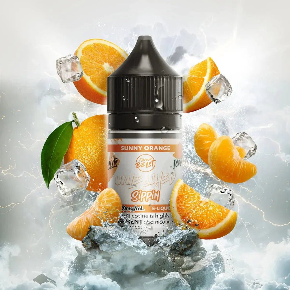 FLAVOUR BEAST - Sunny Orange by Flavour Beast Unleashed Sippin - Salt Nic Vape Juice - Psycho Vape