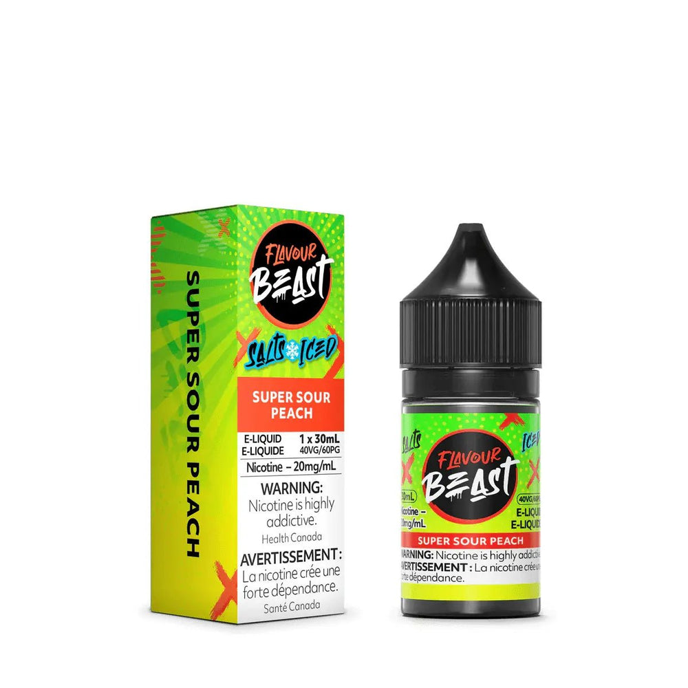 FLAVOUR BEAST - Super Sour Peach by Flavour Beast - Salt Nic Vape Juice - Psycho Vape