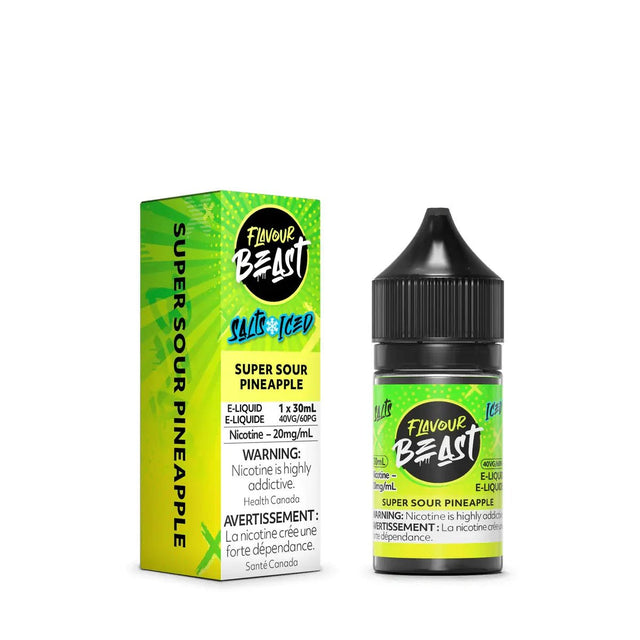 FLAVOUR BEAST - Super Sour Pineapple by Flavour Beast - Salt Nic Vape Juice - Psycho Vape