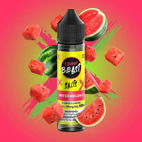 FLAVOUR BEAST - Watermelon G by Flavour Beast - Salt Nic Vape Juice - Psycho Vape